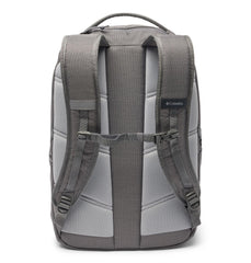 Columbia close-up of fleece-lined laptop sleeve protecting a 17-inch laptop