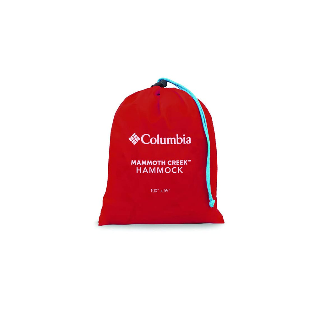 Columbia hammock neatly packed in carry bag shows easy storage benefit