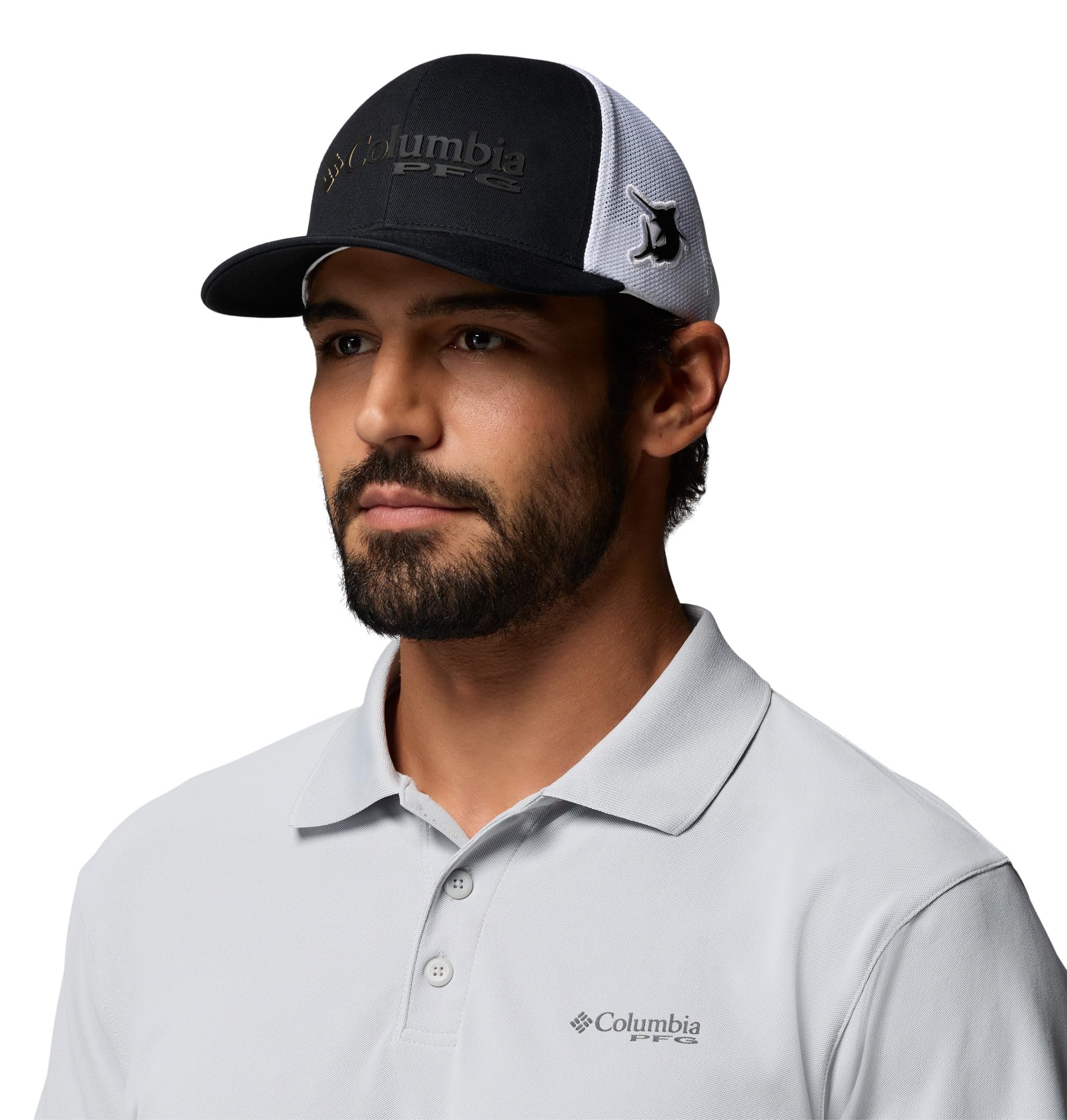 Columbia interior sweatband close detail showing moisture-wicking comfort