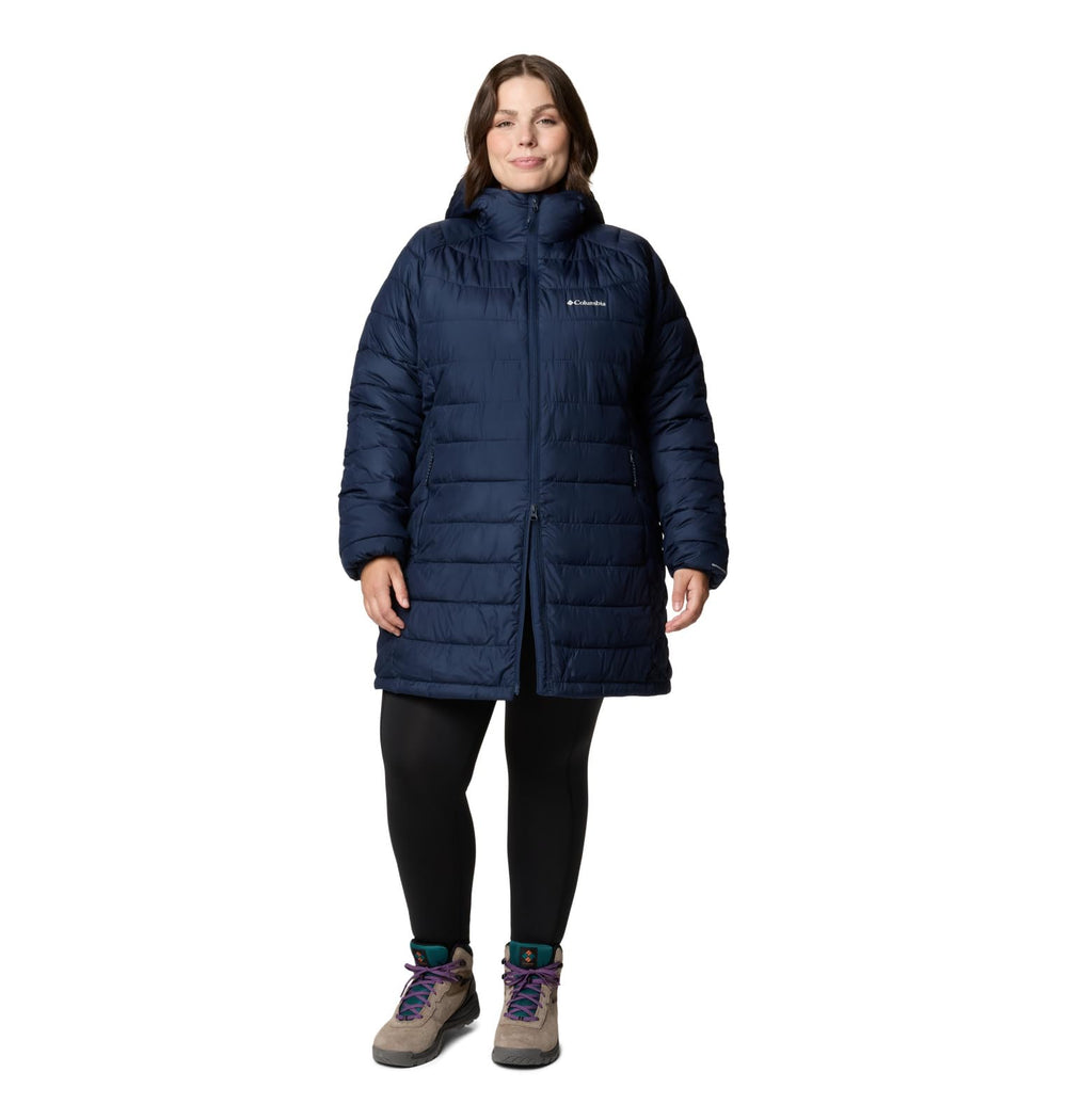 Columbia jacket packed in bag showing compressibility for travel