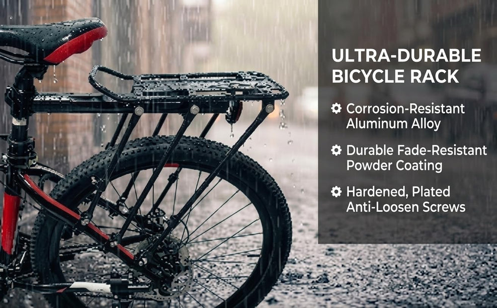 COMINGFIT anti-rub guard protecting panniers from wheel contact