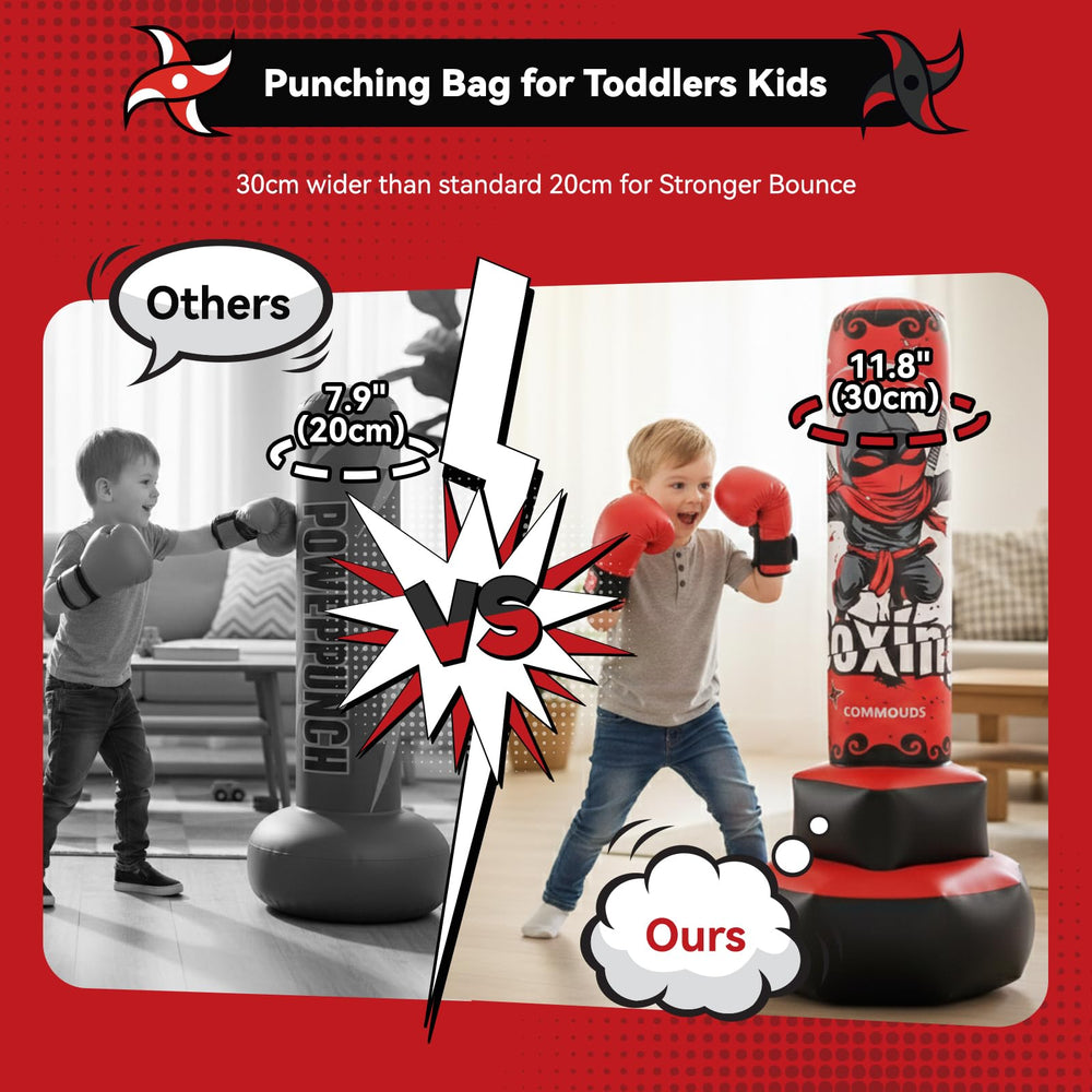 COMMOUDS weighted base detail emphasizing stability for active kids