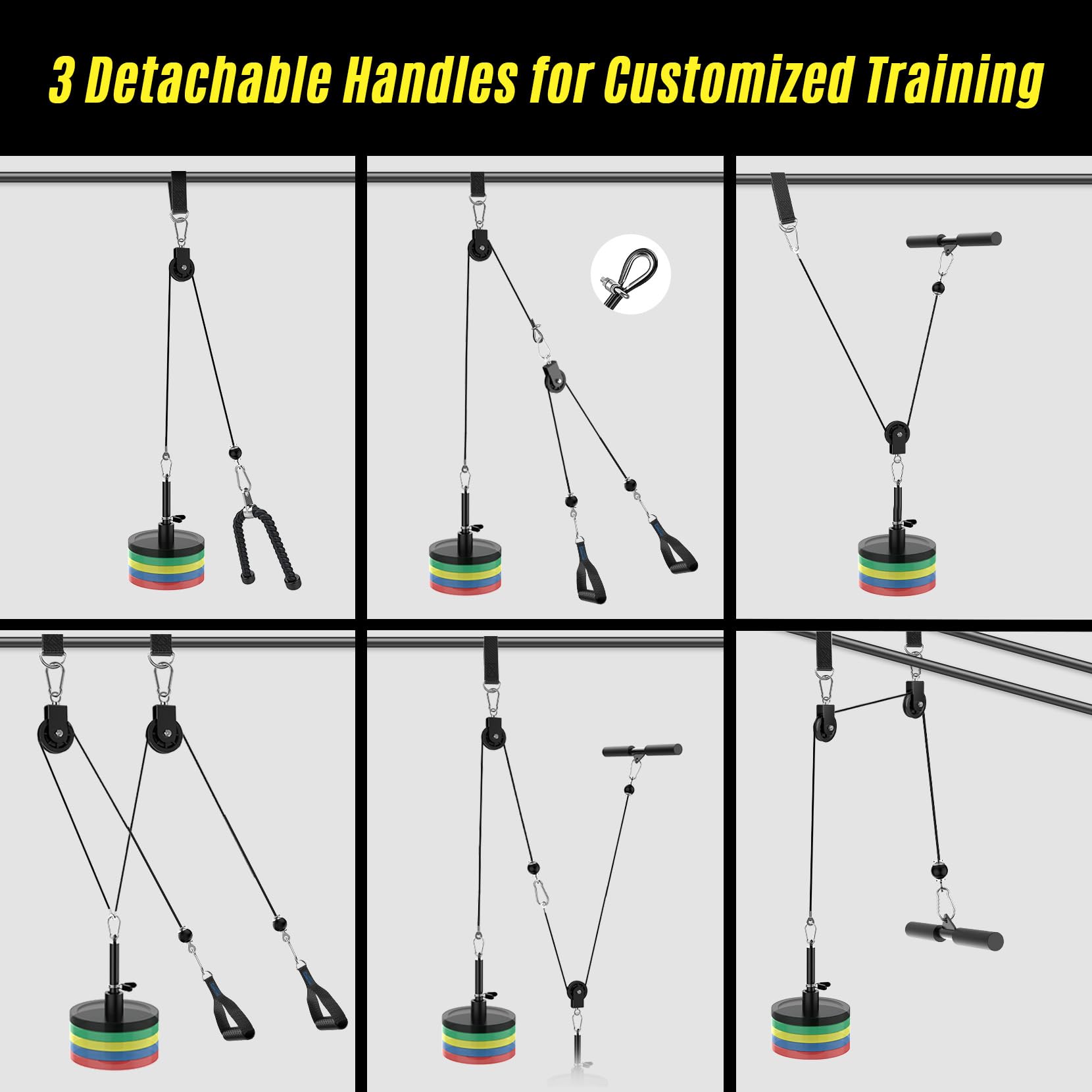 Concho lifestyle in home gym showing versatile exercises and portability benefit