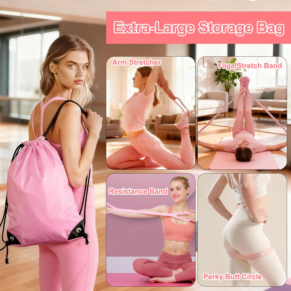 Consripie set in use in living room for convenient home fitness