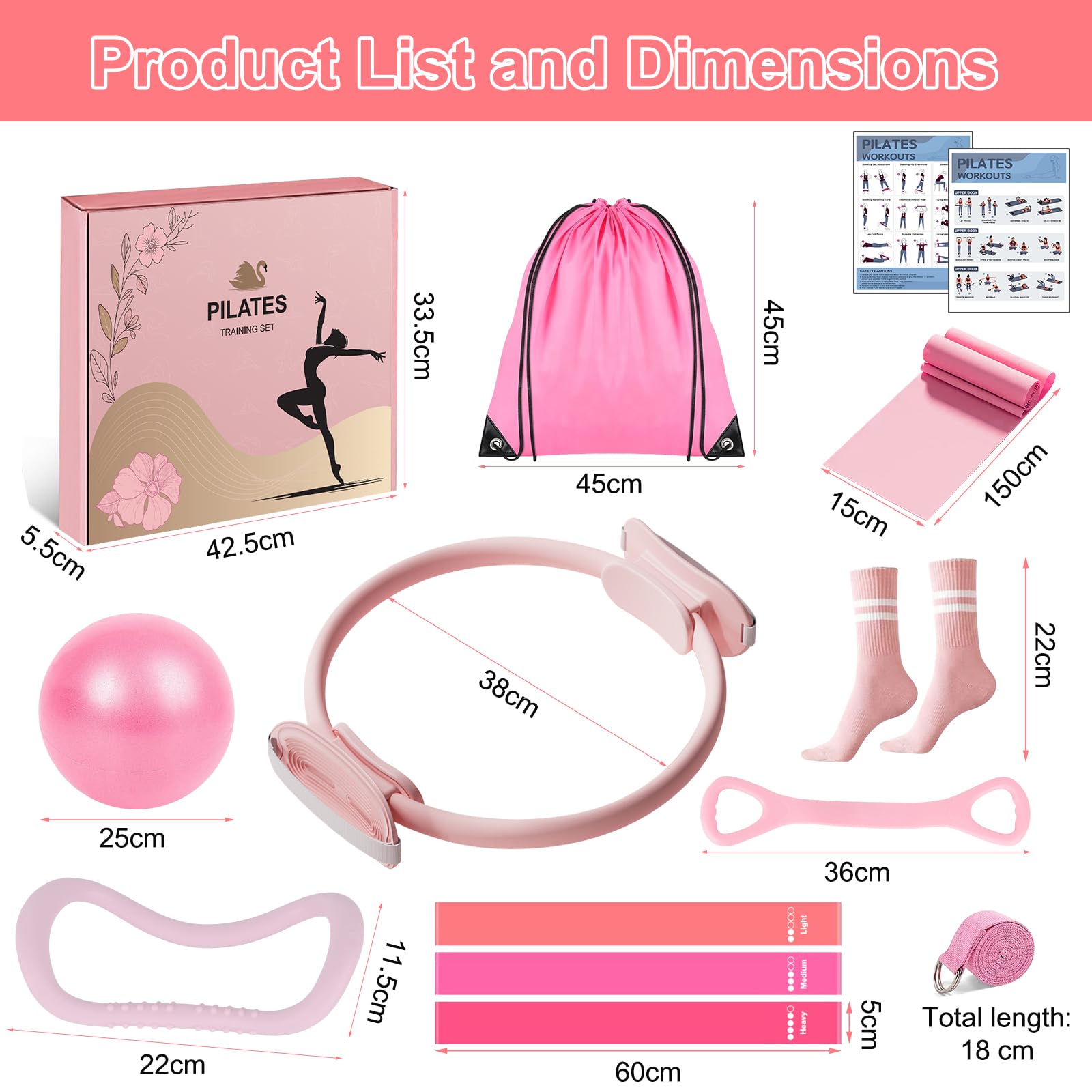 Consripie ball and ring next to ruler to show portable size