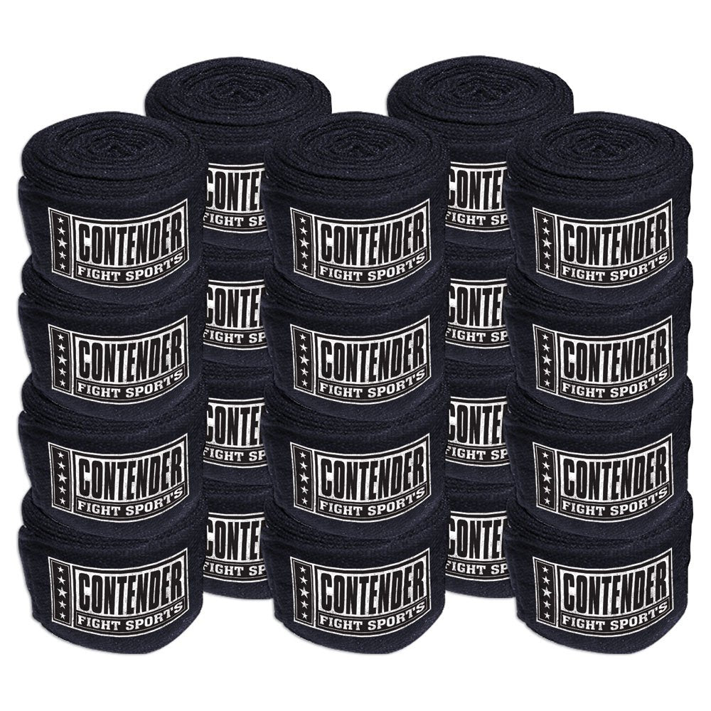 Contender Fight Sports front packaging showing 10-pair kit and branding benefit organization