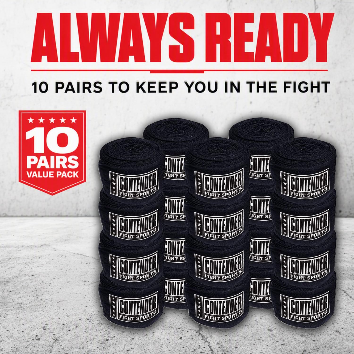 Contender Fight Sports wrapped hand demo showing layered protection and wrist support