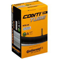 Continental Schrader valve close-up for easy inflation compatibility benefit