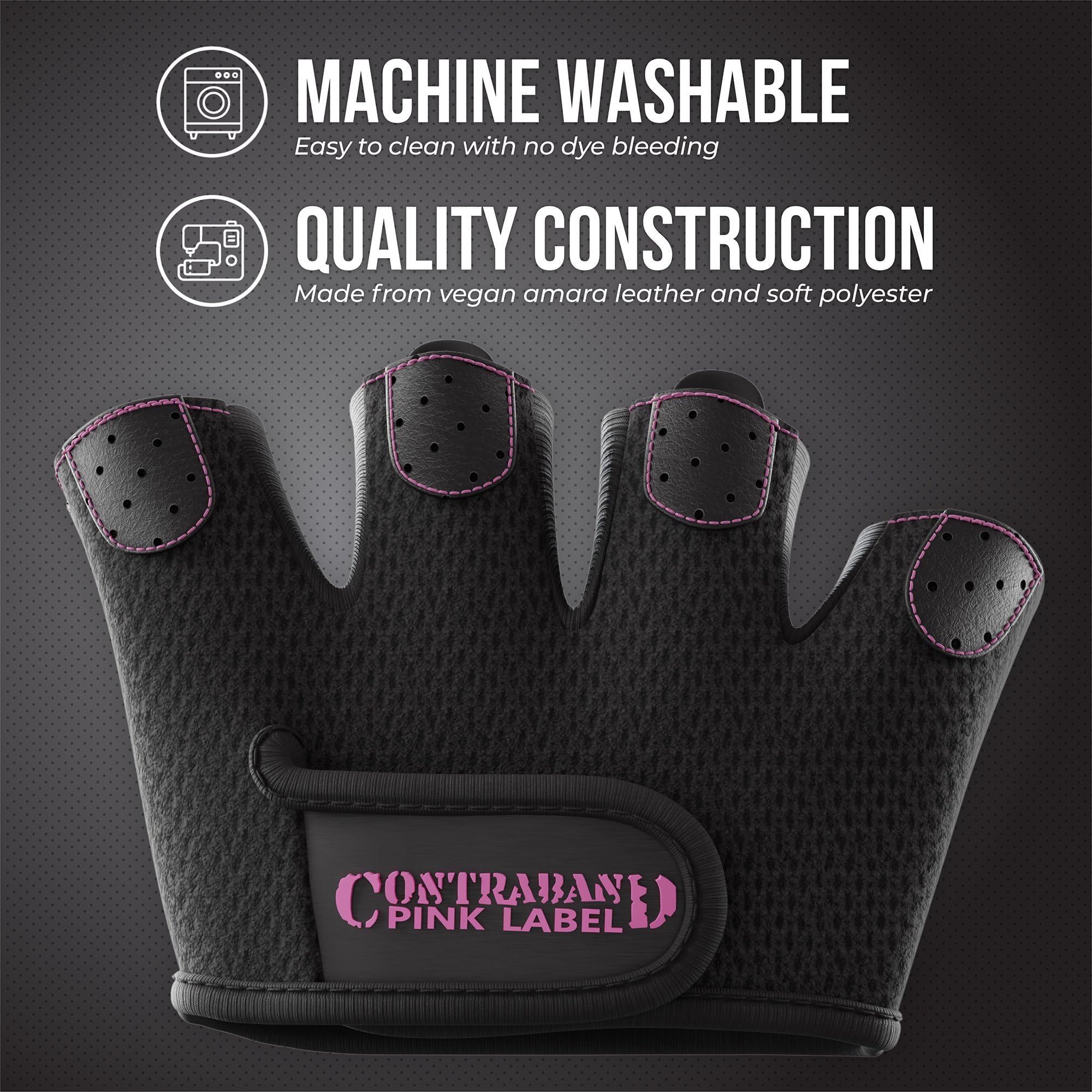Contraband Pink Label Grip‑Lock silicone detail improving traction on bars benefit