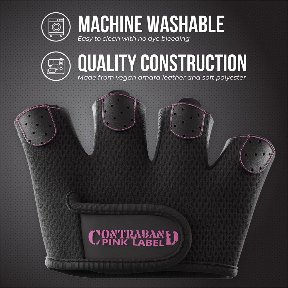 Contraband Pink Label Grip‑Lock silicone detail improving traction on bars benefit