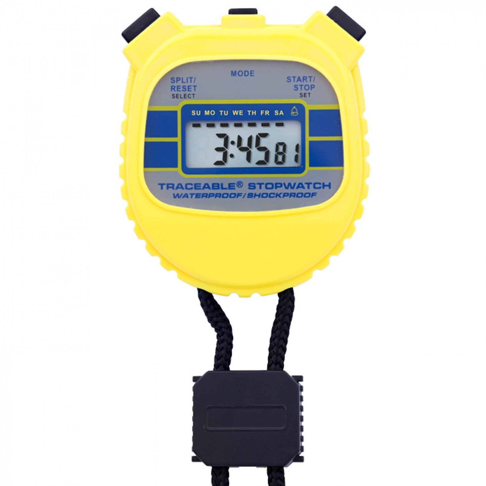 CONTROL CORRECTIVE stopwatch front view, clear digits for fast readings