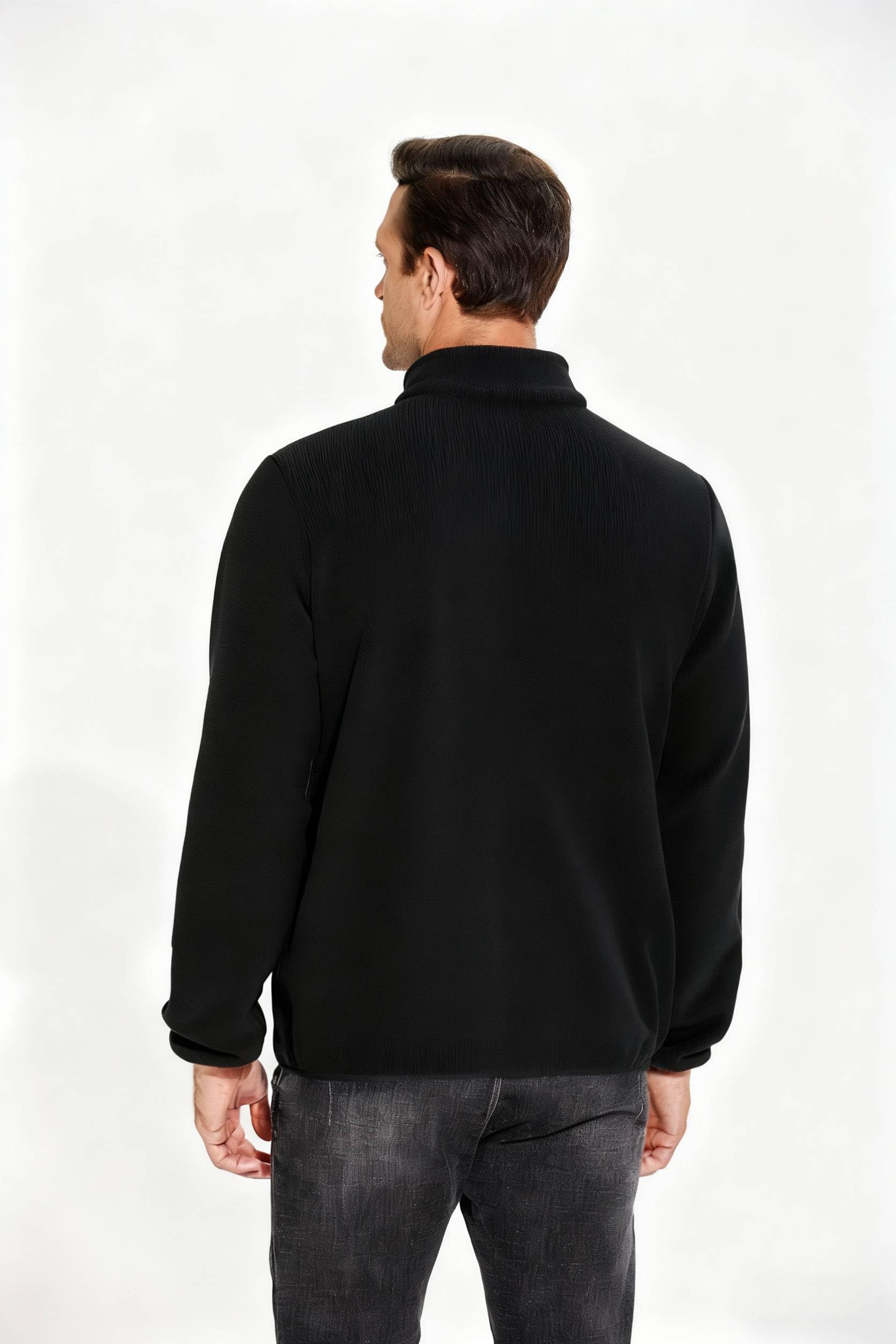COOFANDY size comparison flat lay showing sizing options up to XXXL