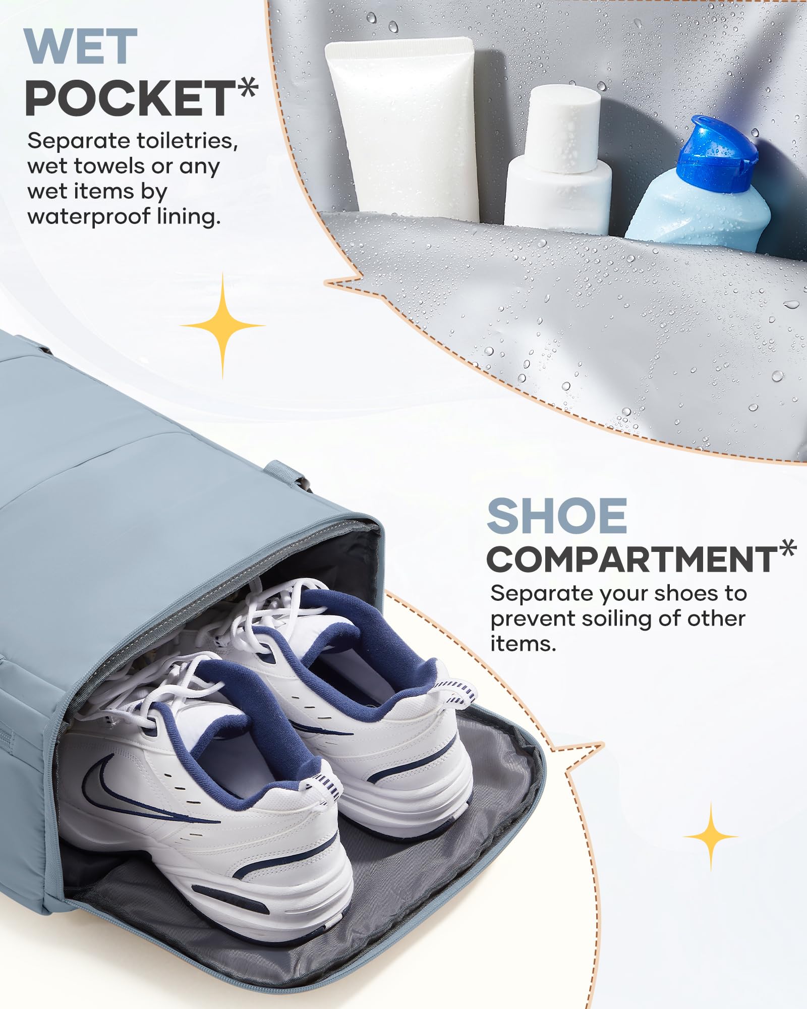 coofay breathable back panel and padded straps for comfortable carry