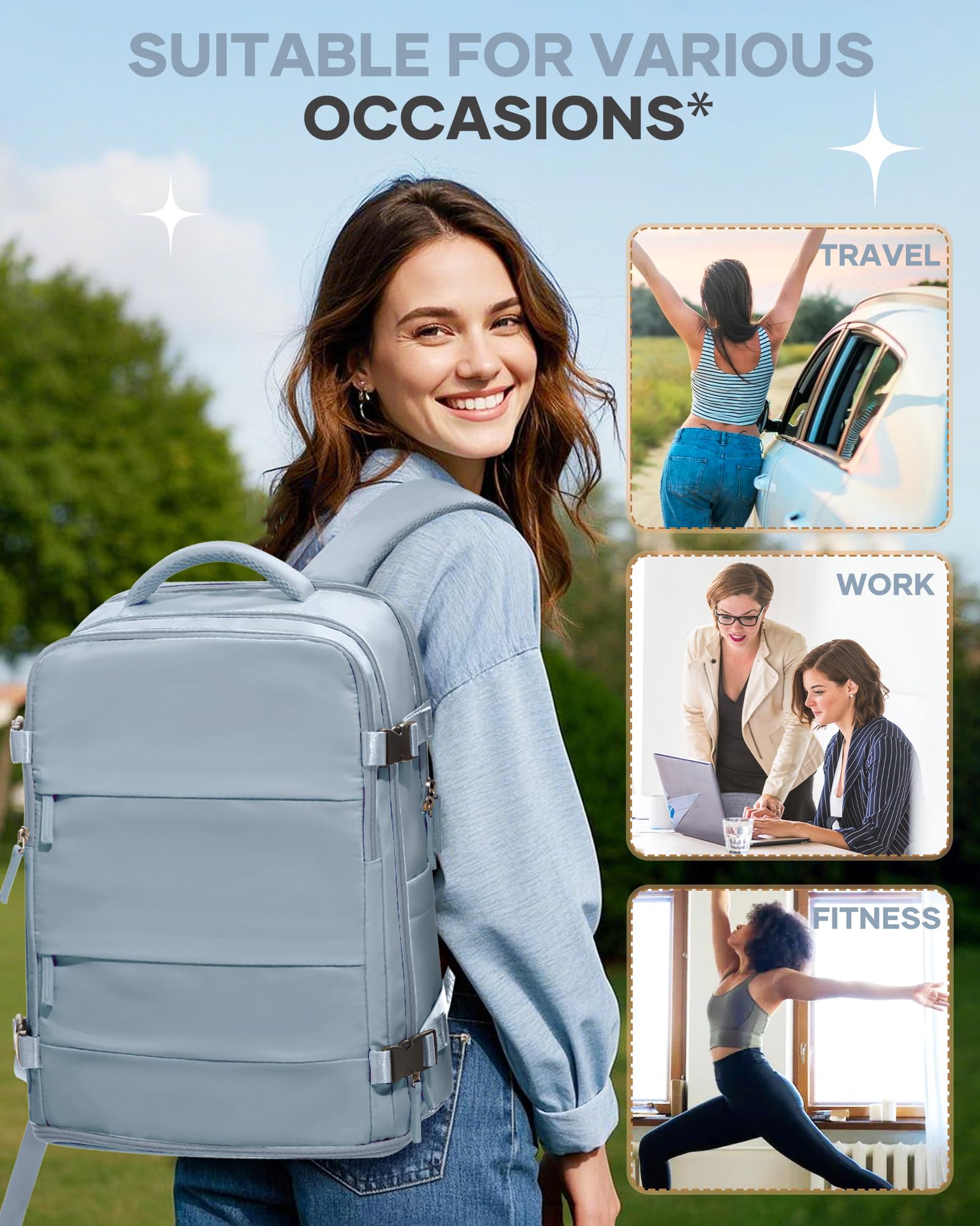 coofay in a commuting setting with commuter carrying bag comfortably