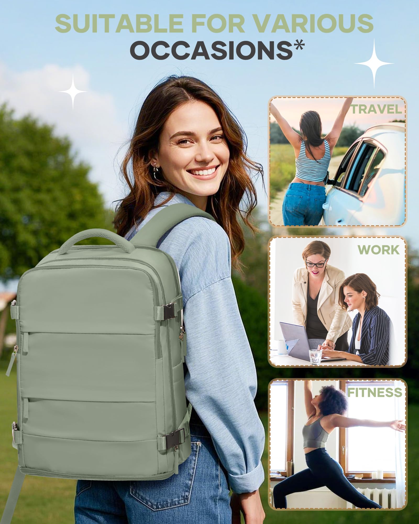 coofay in a weekend-trip lifestyle scene packed for a short getaway and casual outings