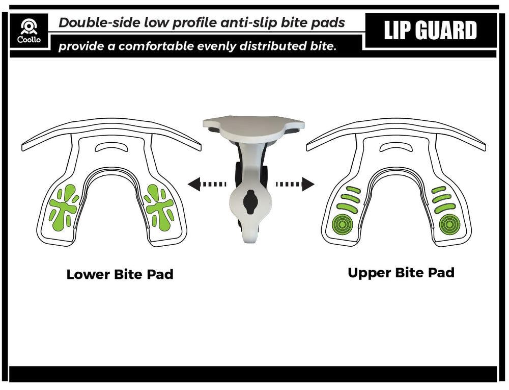 COOLLO SPORTS mouthguard in use demonstrating fit and comfort for players