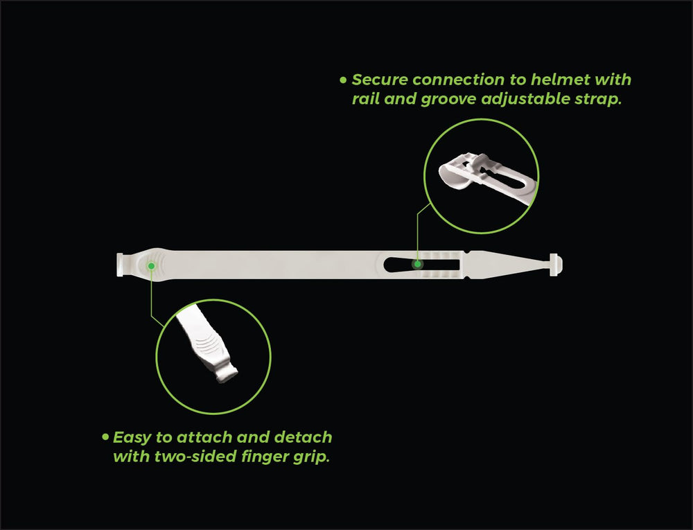 COOLLO SPORTS strap included alongside mouthguard showing secure attachment benefit