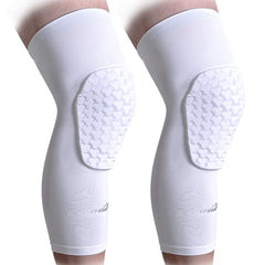 COOLOMG front view knee pad showing snug fit and secure protection