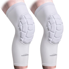 COOLOMG front view knee sleeve showing full-length fit and coverage for protection
