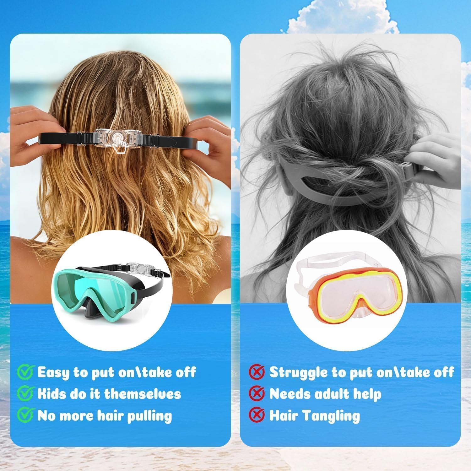 COOLOO adjustable strap and clasp displayed for secure fit benefit