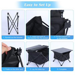 COOLPEEN storage pocket loaded with snacks and gear for organized outdoor use