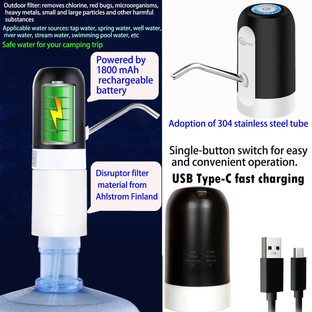 CoolWAY dispensing water into glass showing clean flow and hands-free convenience benefit