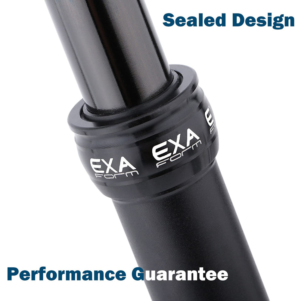 CooMeng EXA Form Up mounted on an MTB, improves on-trail saddle control benefit