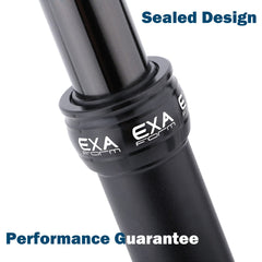 CooMeng EXA Form Up mounted on an MTB, improves on-trail saddle control benefit