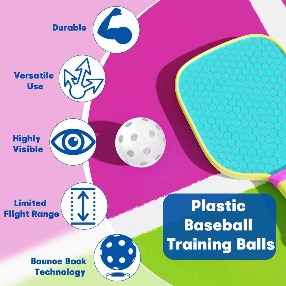 Coopay baseball used for batting practice, highlights safe low-impact training