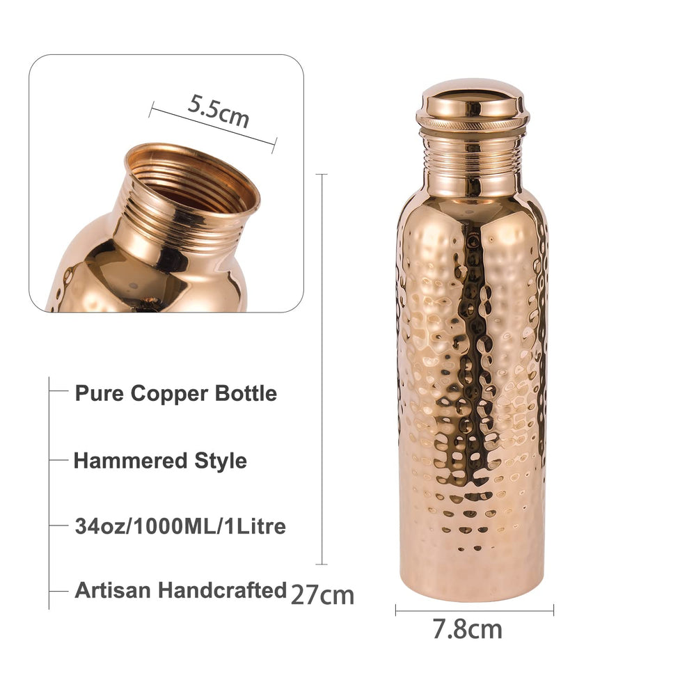 Copper Cure bottle tucked inside natural jute bag, easy carry and protective presentation