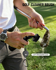 Coralogo cleaning brush with squeeze reservoir cleaning clubs on the go