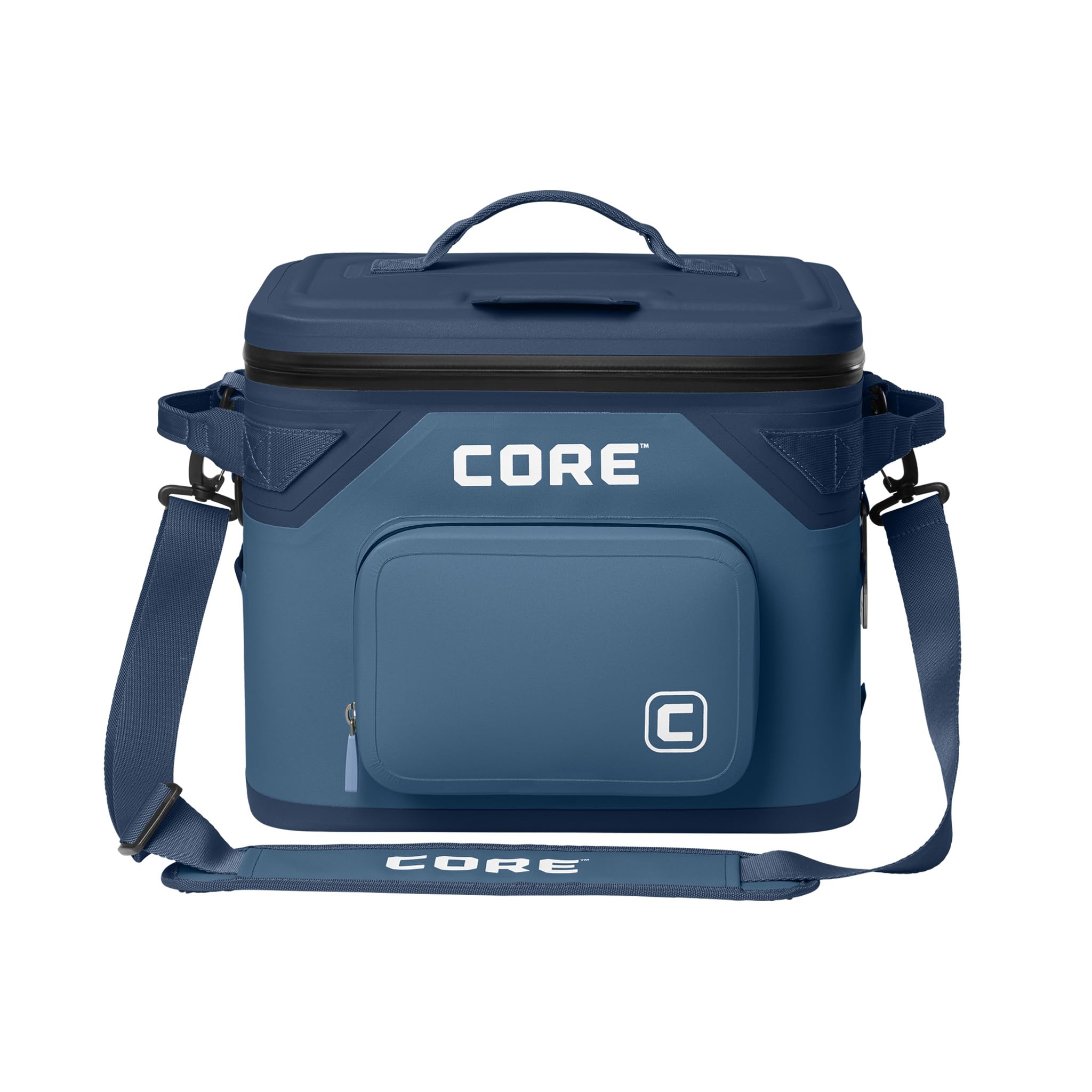 CORE front view closed showing compact design and portability benefit