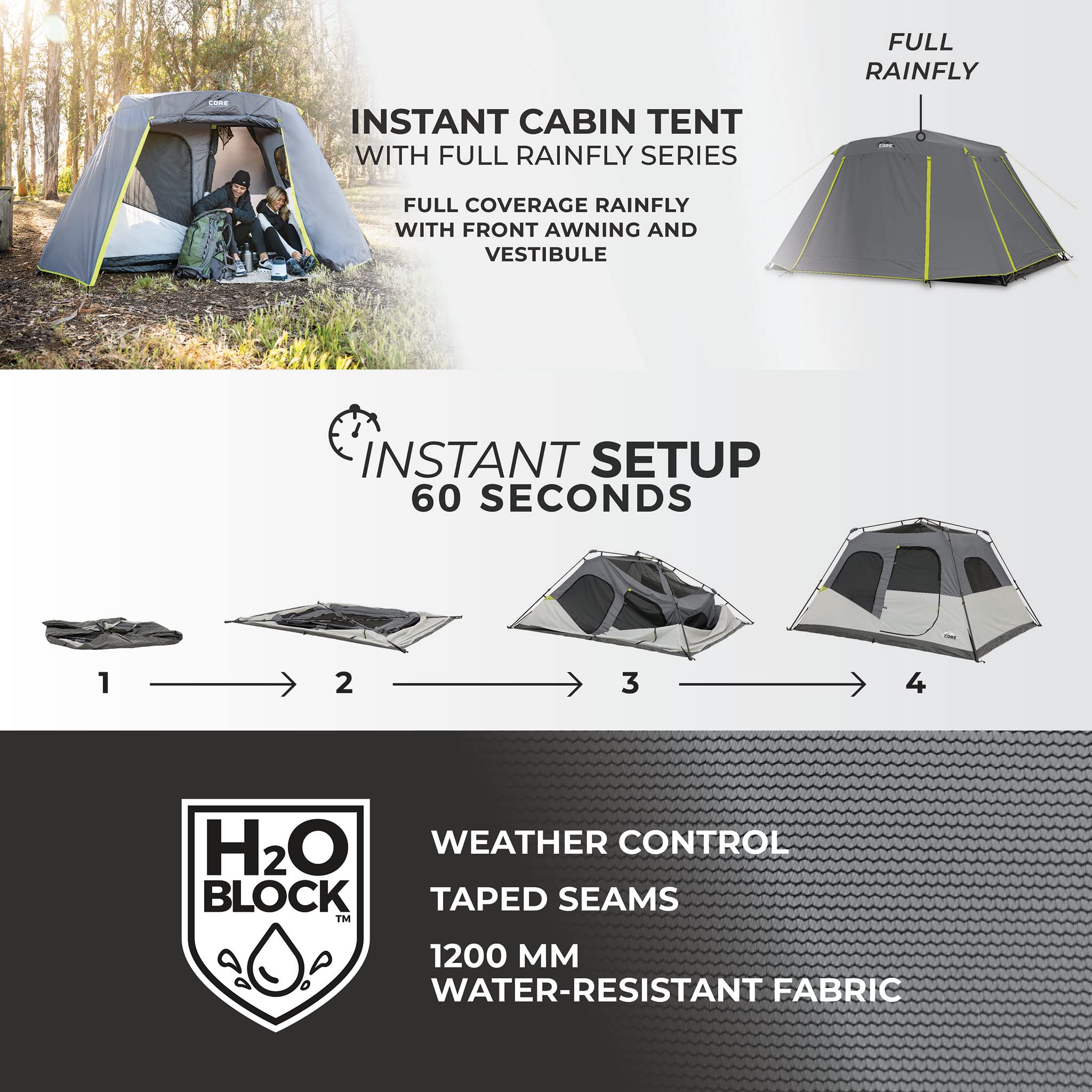 CORE hanging organizer and gear loft keeping items off the floor benefit