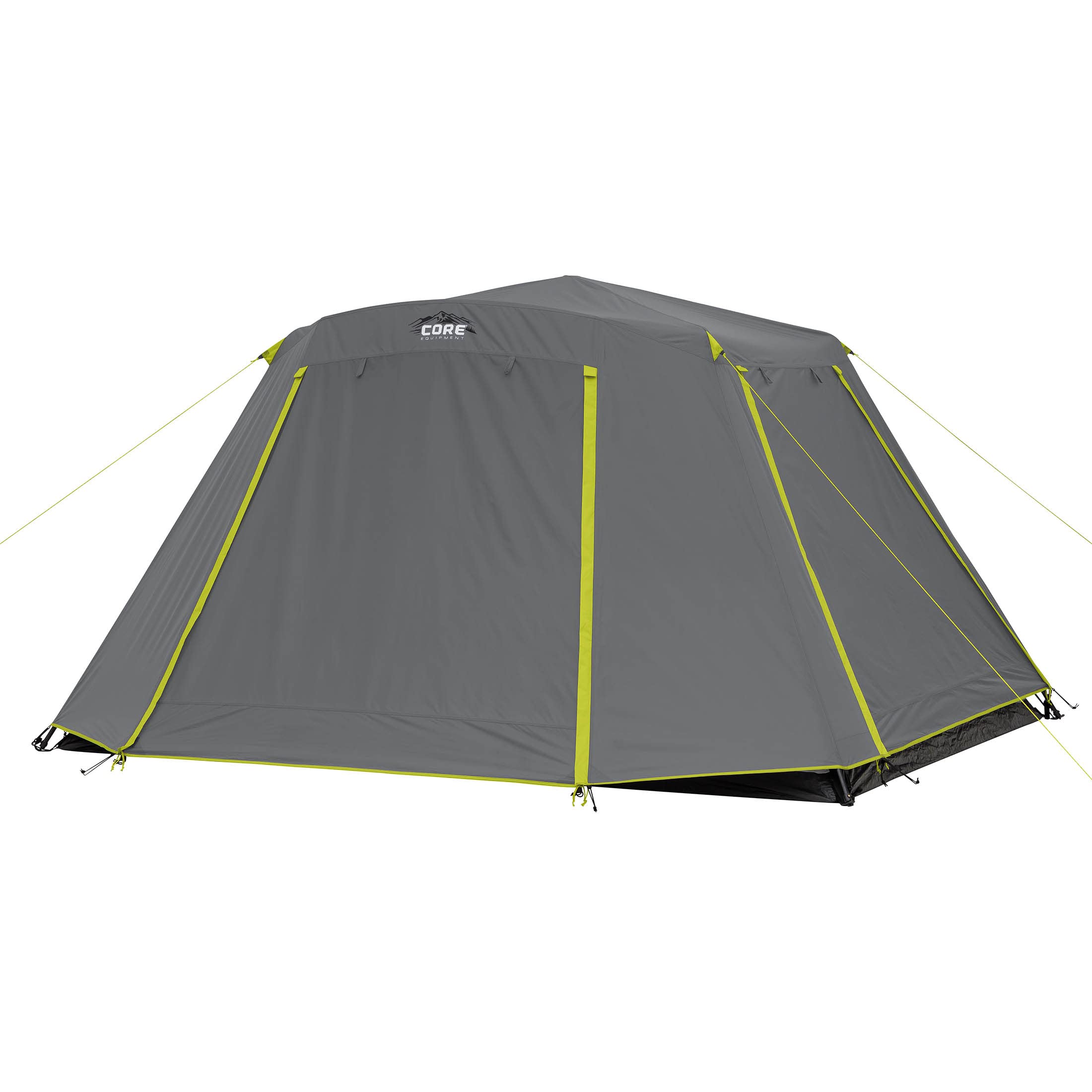 CORE front view of instant cabin tent showing quick setup and spacious entry benefit