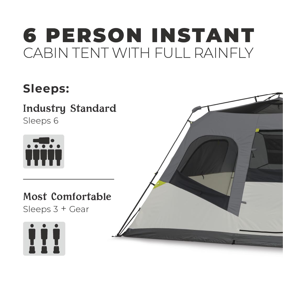 CORE full rainfly creating vestibule for protected gear and extra storage benefit