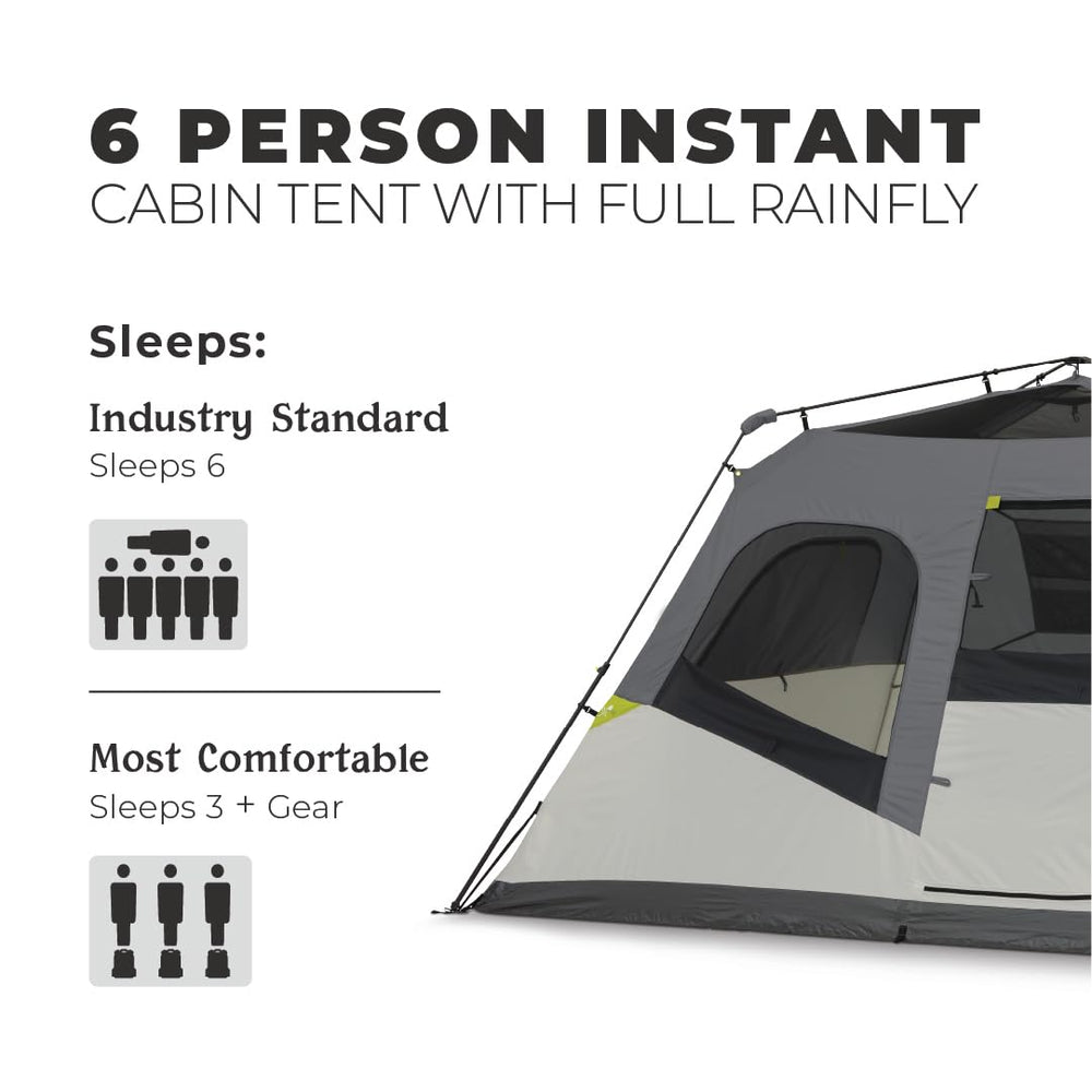 CORE full rainfly creating vestibule for protected gear and extra storage benefit