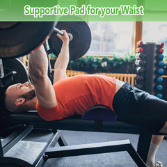 CORECISE pad on an incline bench demonstrating improved stability