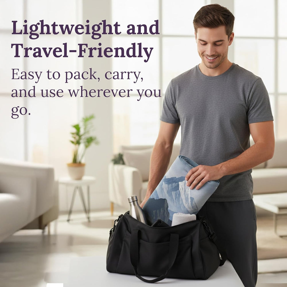 COREMOTION towel rolled compact for travel and easy-carry benefit
