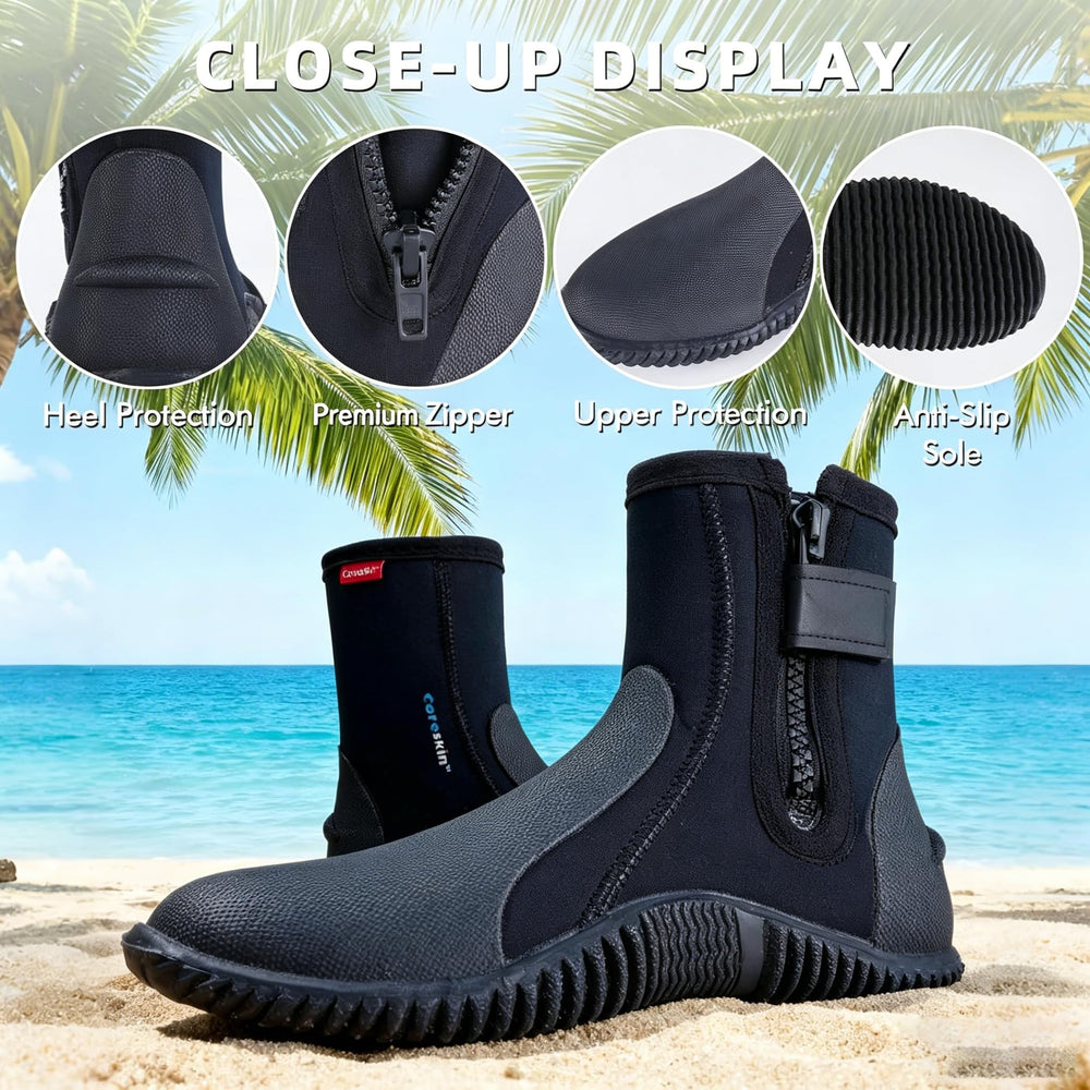 Coreskin inner anti-slip lining closeup ensuring secure foot hold