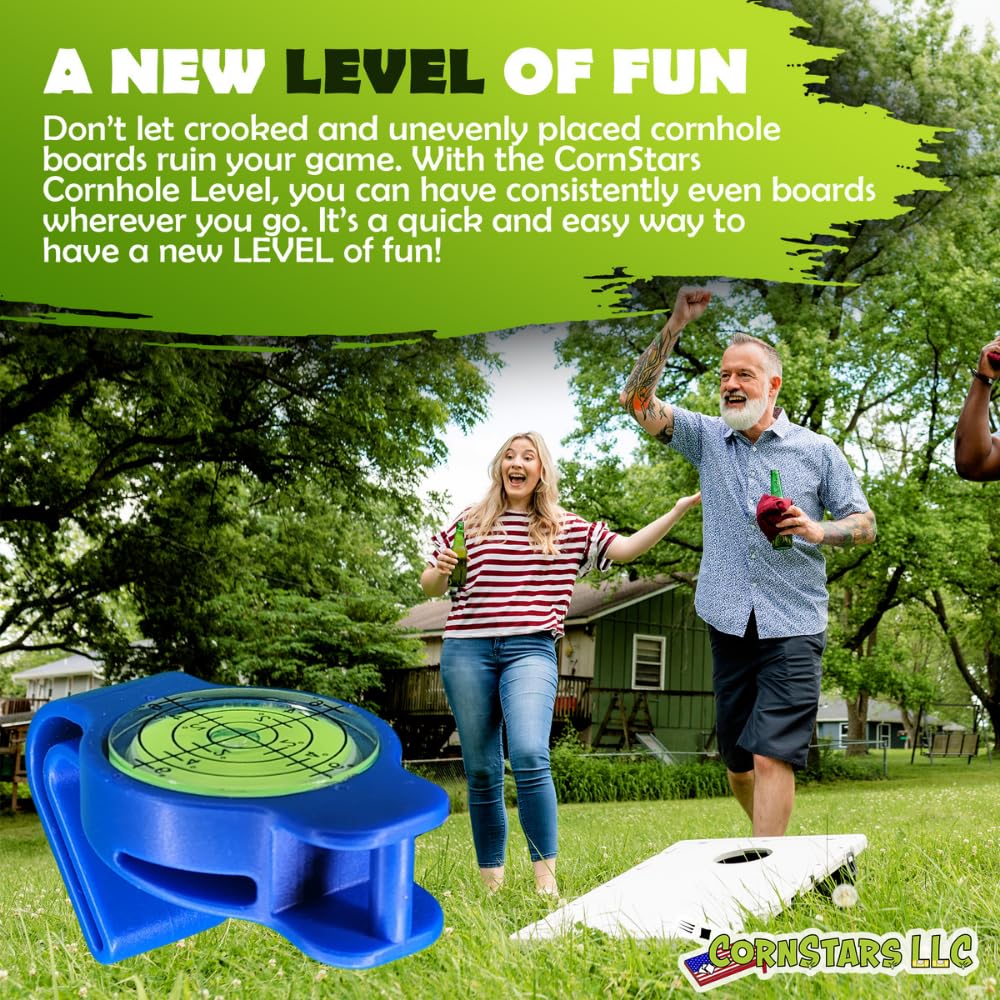 CornStars in use on backyard cornhole boards for consistent play benefit