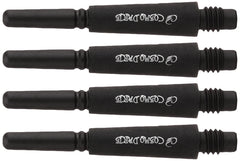 コスモダーツ carbon spinning shaft front view shows durable design and easy swap benefit