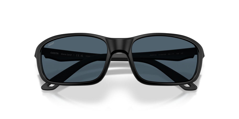 Costa Del Mar Brine II worn on head to show large-fit 59 mm lens scale