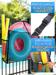 Cosweet large net side pockets with accessories, keeps items handy