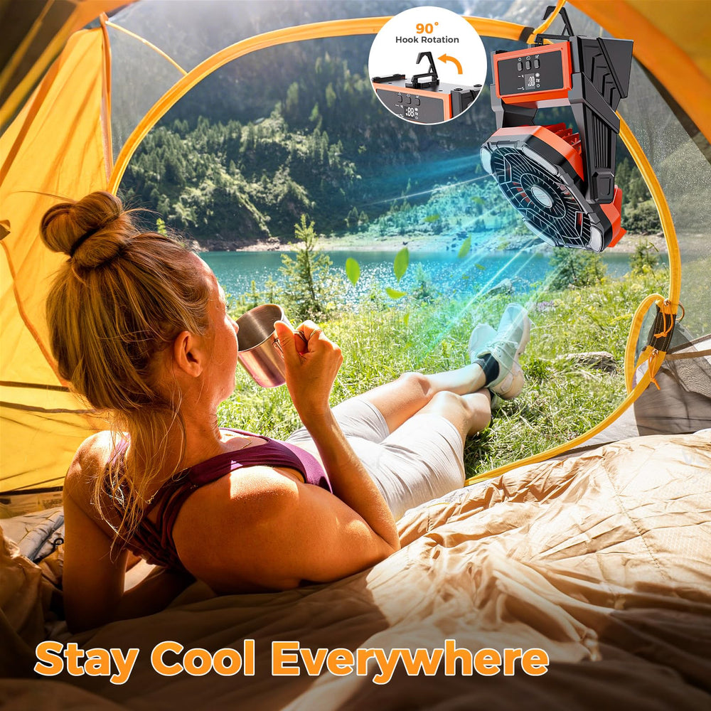 CosyHack side tilt angle demonstrating adjustable head for targeted airflow