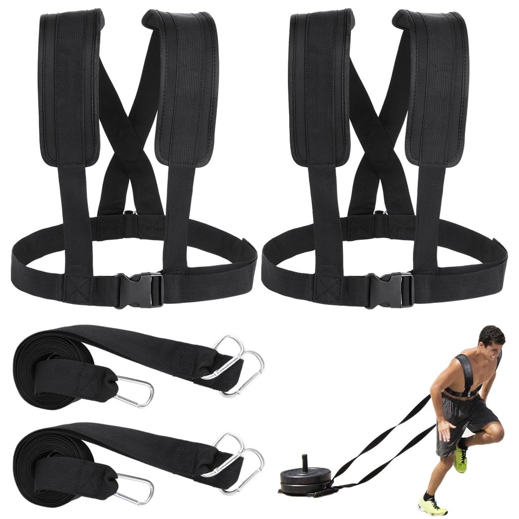 COSYOO harness front view showing padded straps and secure buckle for comfortable workouts