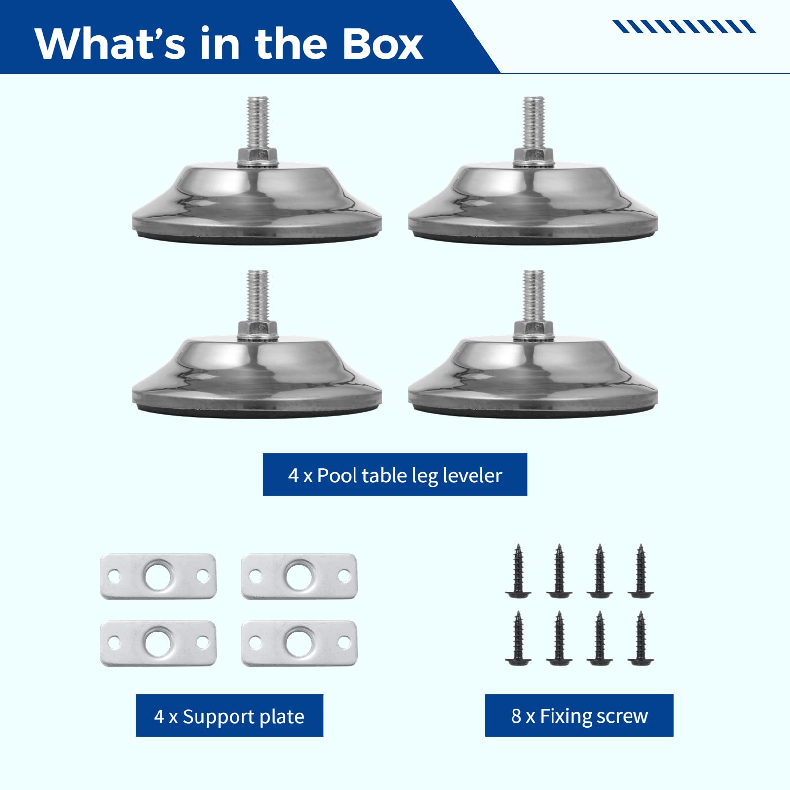 COSYOO rotated plate showing height adjustment range for precise leveling benefit