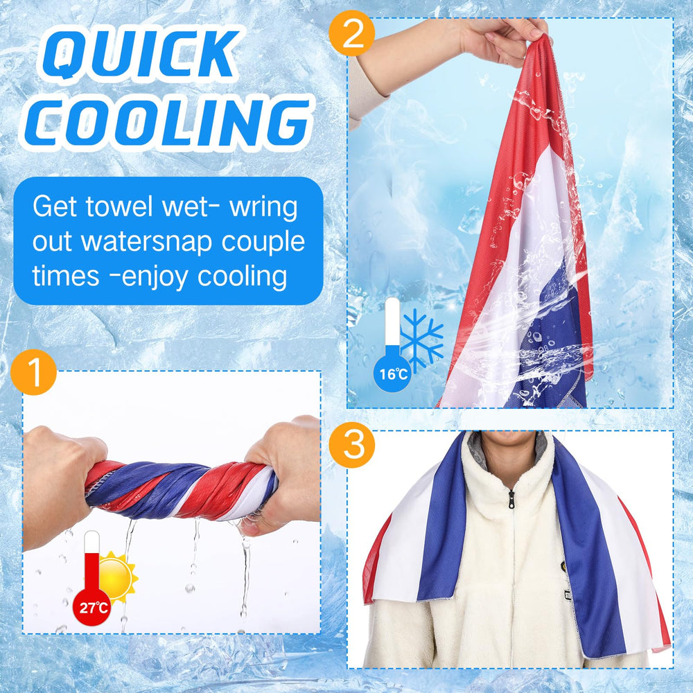 Coume towel tied as headband while running showing sweat control
