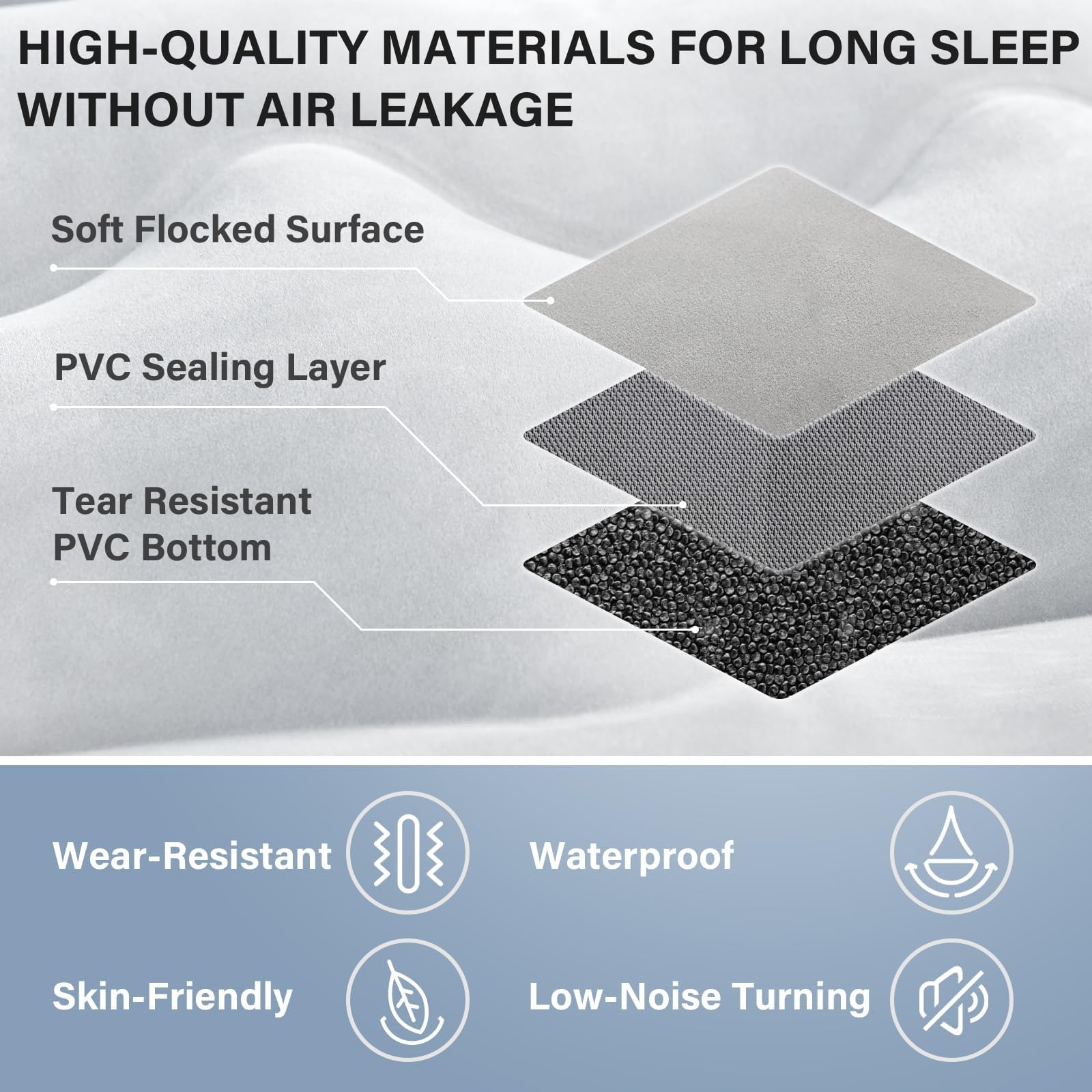 Coverado mattress used at campsite inside SUV, showing practical travel comfort