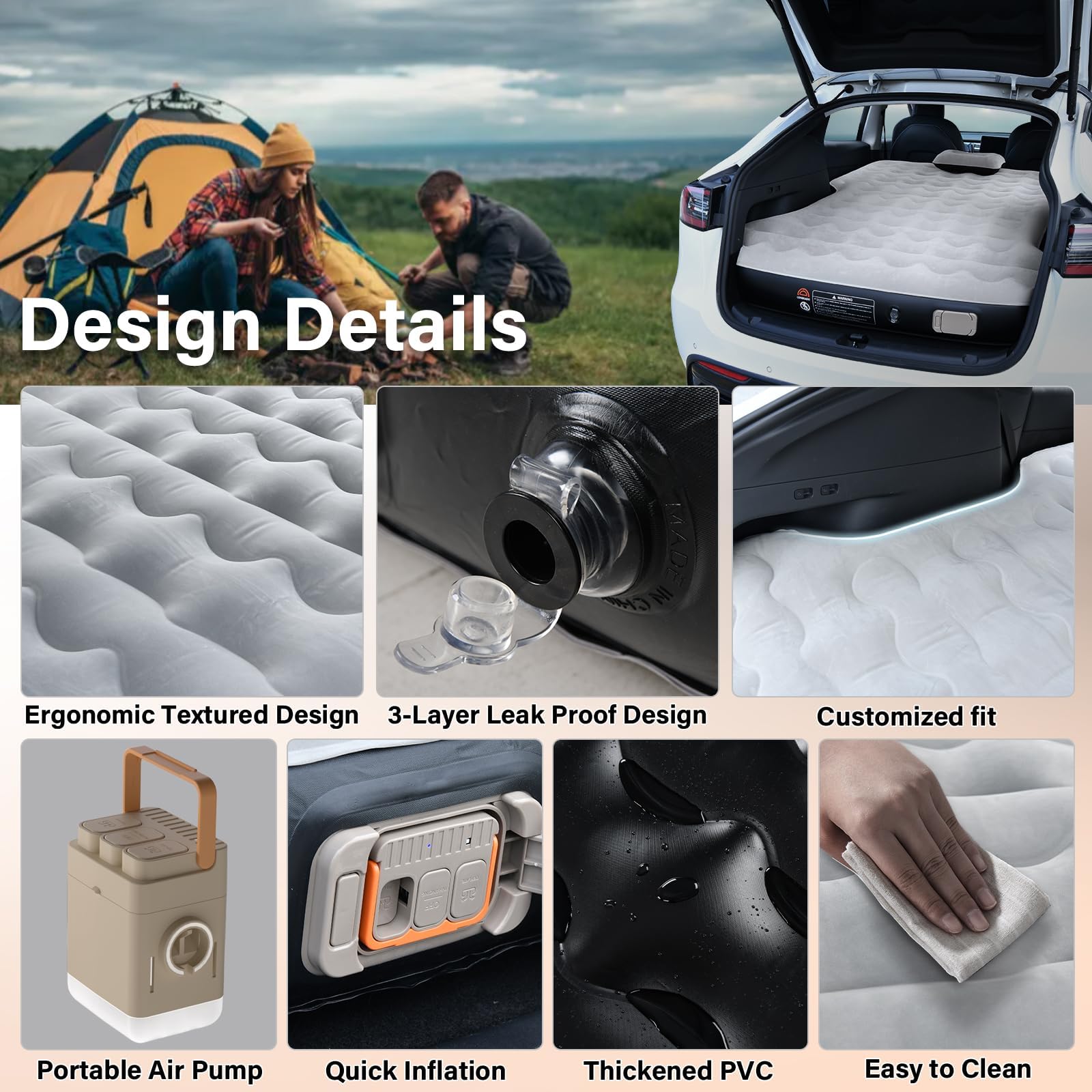 Coverado pillows and accessory kit displayed for convenient all-in-one travel