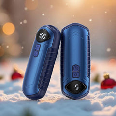 Cozyverge front packaging showing two hand warmers and accessories for easy gifting